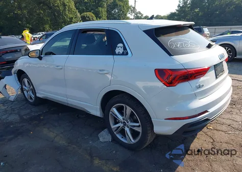 2022 Audi Q3 Premium Plus 45 Tfsi S Line Quattro Tiptronic z USA, uszkodzony, nr VIN WA1EECF37N1090169